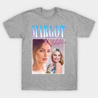 Margot Robbie Retro Design T-Shirt
